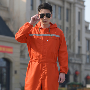 Logo personalizzato ingegneria uniforme tuta da lavoro tuta tuta un pezzo tuta da lavoro vestiti alta visibilità tuta per gli uomini - Product Image 6