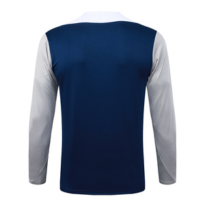 Großhandel Fußballmannschaftskleidung Feuchtigkeitsableitende Sportbekleidung Halber Reißverschluss Langarm und Lange Hose Trainingsanzug Riyadh - Product Image 4