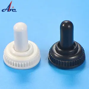 Good Price Wholesale 6mm Black White Rubber Waterproof Car Motorcycle Toggle Switch Cover