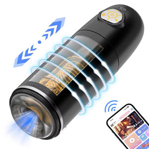 Masturbator Pria Kapsul Luar Angkasa Otomatis Penuh, Berputar dan Dapat Ditarik, Lampu Atmosfer Berwarna-warni, Masturbator Cerdas - Product Image 5