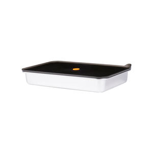 Lonchera de Acero Inoxidable IStapromo con Tapa de Plástico, Contenedor Rectangular para Alimentos, a Prueba de Humedad, Caja de Almacenamiento para Preparación de Comidas - Product Image 6
