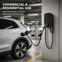 Station de recharge murale pour véhicules électriques AC 7/11/22kW OCPP1.6 Type 2 16A IP55, normes CE, produit neuf