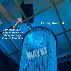 การบำบัดด้วยสโนเซลเลน การกระตุ้นด้วยภาพและสัมผัส <span class=keywords><strong>ม่าน</strong></span>ไฟเบอร์ออปติกบนเพดาน สำหรับเด็กออทิสติก ไฟเบอร์ออปติกแบบหางปลา ไฟตกแต่งแบบเรียงซ้อน - Product Image 6