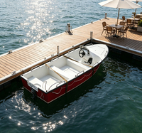 Bateau de pêche en fibre de verre 4M, annexe en PRV pour la pêche en radeau en extérieur, bateau de pêche en fibre de verre pour rivières et lacs, yacht en fibre de verre