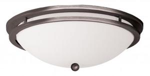 Modern 12-Inch Black Round Flush Mount <b>Ceiling</b> <b>Light</b> Acrylic Cover Surface Mounted for Living Room or Bedroom IP44 Rated - Product Image 3