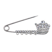 Broche Couronne en Alliage Anti-exposition, Fourniture Directe Usine, Épingle de Col Corsage, Épingle Simple pour Vêtements Femme, Badge Personnalisé