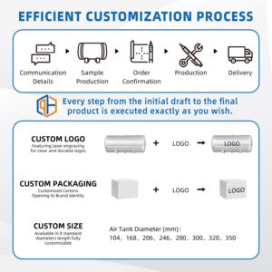 Réservoir d'<span class=keywords><strong>air</strong></span> de haute qualité pour camion, fabricant de réservoirs d'<span class=keywords><strong>air</strong></span> pour système de freinage pneumatique robuste - Product Image 6