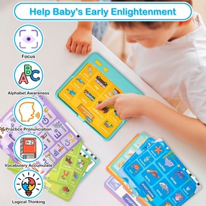 Tablette d'apprentissage interactive tactile <span class=keywords><strong>pour</strong></span> enfants, jouets éducatifs avec mots sur le transport, tablette d'apprentissage précoce de l'<span class=keywords><strong>anglais</strong></span> <span class=keywords><strong>pour</strong></span> les tout-petits - Product Image 4