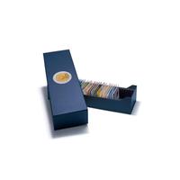 40 fentes 1g 5g 10g Gold Bar Coin Slab Blister Paper Package Box Black Well-Package Plastic Assay Card Storage Box