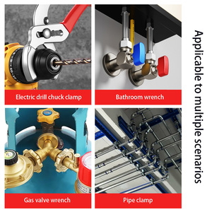Mandrin de perceuse électrique à <span class=keywords><strong>grande</strong></span> <span class=keywords><strong>ouverture</strong></span> - Mandrin de perceuse électrique multifonctionnel antidérapant durable et réglable - Product Image 2