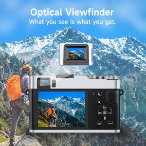 Máy quay phim kỹ thuật số DSLR cổ điển chuyên nghiệp, cảm biến CMOS 48MP, quay <span class=keywords><strong>video</strong></span> 4K HD, bộ nhớ lớn, nhỏ gọn, kèm túi đựng máy ảnh chuyên nghiệp cao cấp - Product Image 5