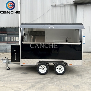 Remolques de Comida Multifuncionales de Acero Inoxidable Totalmente Equipados, Carritos de Hot Dogs para Snacks y Comida Rápida, EE. UU. y Reino Unido - Product Image 2