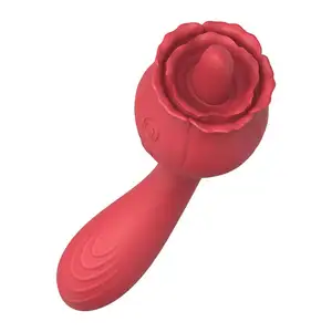 Atacado Mulheres Clitóris Estimular a Língua Lambendo vibrador brinquedos sexuais rosa lambendo a língua vibrador