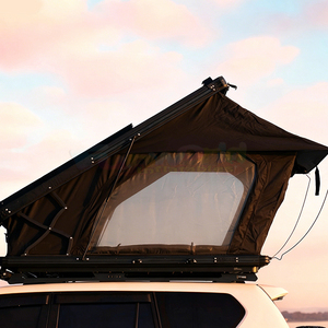 Waterproof Hard Shell Roof Top Tent Overlanding Double Layer 4-Season Roof Tent 1 Bedroom Living Room Aluminum Rooftop Tent - Product Image 6