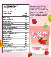 Gummies OEM/ODM pour Hommes : Gain Musculaire Optimal, Créatine, Protéine de Lactosérum, Biotine, Vitamines et Mélatonine