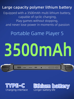 Console de jeu rétro HC8000 7 pouces IPS Open Source Lecteur de jeux vidéo Arcade RK3128 Quad Core Sortie TV 1 Go 64 Go 3500 mAh Rechargeable