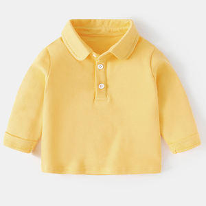T-shirt polo bébé à manches longues unisexe, sous-vêtement de printemps pour tout-petit, haut décontracté pour nourrisson - Product Image 3