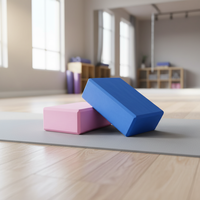 Bloc de yoga en EVA écologique, vente directe d'usine, brique de danse, haute densité, qualité professionnelle, antidérapant, brique de Pilates, brique de yoga