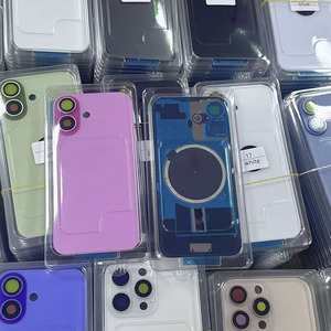 ลดราคา! สำหรับ iPhone 16 16 Plus  ฝาหลัง  กระจกฝาหลัง  พร้อมแม่เหล็ก  ใช้ได้กับเลนส์กล้อง  อะไหล่กันน้ำ - Product Image 1