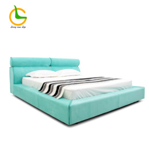 Muebles de <span class=keywords><strong>Hotel</strong></span> de Tela, Contemporáneos, Ecológicos, Resistentes al Agua, Cabecera Tapizada de Lujo, Juego de Muebles para Dormitorio de Apartamento - Product Image 2