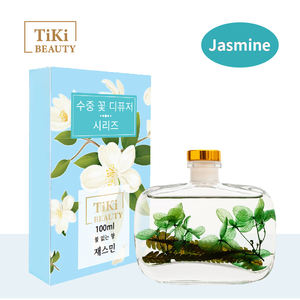 Water Flower Eco-Friendly Aromatherapy <b>Diffuser</b> Set Bottle 4 Scents (Orange Jasmine Lavender Lemon) | Natural Plant Extract <b>Reed</b> - Product Image 6