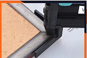 TY80L58 Pneumatic <strong>V</strong> Nails Gun <strong>Picture</strong> <strong>Framing</strong> <strong>Nailer</strong> 1/4", 3/8", 1/2", 5/8" Right Angle Underpinner Pronged Front Miter - Product Image 5