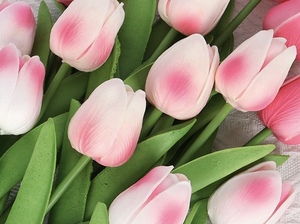 Flor de <span class=keywords><strong>Tulipán</strong></span> Artificial de PU de Alta Calidad con Tacto Real, Venta al por Mayor de Fábrica, Decoración de Hogar de Temporada para Interiores, Decoración para el Día de la Tierra - Product Image 4