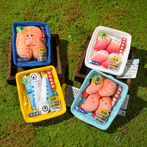 Porte-clés en peluche Kawaii, mini jouet en forme <span class=keywords><strong>de</strong></span> <span class=keywords><strong>plateau</strong></span> <span class=keywords><strong>de</strong></span> supermarché (<span class=keywords><strong>fruits</strong></span>, légumes, <span class=keywords><strong>fruits</strong></span> <span class=keywords><strong>de</strong></span> <span class=keywords><strong>mer</strong></span>), motifs carotte et saumon, vente en gros, personnalisation usine OEM 2026 - Product Image 3