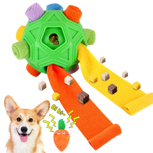 Balle olfactive interactive pour <span class=keywords><strong>chien</strong></span> - Jouet de puzzle interactif pour <span class=keywords><strong>chien</strong></span> favorisant les compétences naturelles de recherche de nourriture, distributeur lent pour l'entraînement et la réduction <span class=keywords><strong>du</strong></span> <span class=keywords><strong>stress</strong></span> - Product Image 2