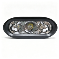 Lampe de travail LED Ellipse 6,2 pouces 30W, étanche IP67, 12-48V, lampe auxiliaire pour conduite tout-terrain 4x4, voiture, camion, chariot élévateur, engins