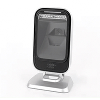 Lecteur de codes-barres vertical sans fil AK-9208H, scanner de bureau, lecteur de codes QR 1D, interface USB COM, Android 2D omnidirectionnel, stock automatique