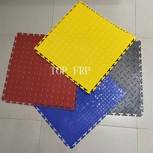 Carreaux de sol à emboîtement en caoutchouc PVC carreau en plastique pour garage - Product Image 5