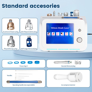 Dispositivo Estético de Acoplamiento de Fibra 6 en 1 con Lipólisis de 1470nm, Lifting Facial Endo, Eliminación de Arañas Vasculares de 980nm y Terapia para Onicomicosis - Product Image 5