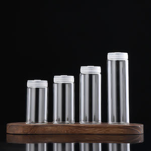 캔디 젤리 조직 배양 테스트 소원 드리프트 시약 보관을위한 47mm 제어 투명 두꺼운 유리 병 - Product Image 3