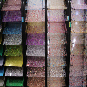 Tấm acrylic pha lê lấp lánh nhiều màu sắc, chất liệu khoáng sản ngọc trai, dùng cho trang trí, thủ công, làm đồ trang sức - Product Image 2