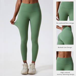 Leggings da Palestra a <span class=keywords><strong>Vita</strong></span> <span class=keywords><strong>Alta</strong></span> da Donna in Tessuto Super Morbido con Controllo Addominale per Corsa Allenamento Fitness Esercizio <span class=keywords><strong>Pantaloni</strong></span> Yoga - Product Image 3