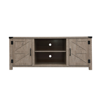 Meuble TV à Double porte de grange, meuble de maison de ferme, meuble TV en bois de Style campagnard moderne, maison de ferme française et américaine, Table TV en bois
