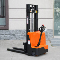 Chariot élévateur à palettes électrique à trois points, alimenté par batterie, pour le chargement en entrepôt, taille personnalisée, ensemble et kit