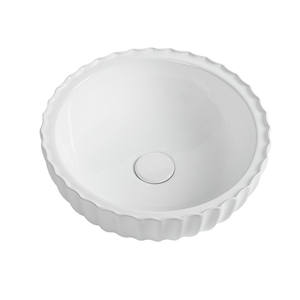 Cuvette ronde design en plaqué or Meubles d'art domestique Cuvette de comptoir <span class=keywords><strong>Lavabo</strong></span> au-dessus du comptoir <span class=keywords><strong>Lavabo</strong></span> en céramique - Product Image 5