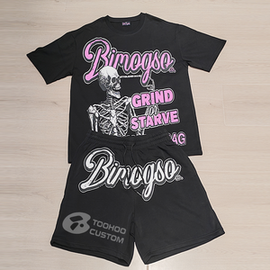 T-shirt Homme Oversize de Haute Qualité, Imprimé DTG, Motif Vintage, Effet Délavé à l'Acide, Personnalisable avec Logo - Product Image 1