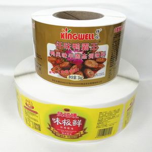 Alta calidad personalizado adhesivo salsa de Chile etiqueta pegatinas de impresión en rollo - Product Image 1