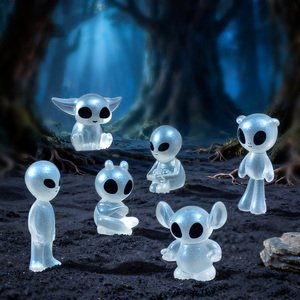Mini Figuras de Extraterrestres de Pascua para Esconder, Figuras de Resina que Brillan en la Oscuridad, para Recuerdos de Fiestas Espaciales, Rellenos de Bolsas de Regalos - Product Image 4