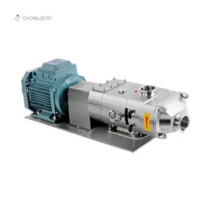 DONJOY sanitary stainless steel double screw pump screw pump water pumps for large particles