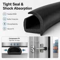 Joint d'étanchéité en caoutchouc EPDM pour porte de camion conteneur de fret, résistant aux intempéries et anti-fuite, pour conteneurs 20ft et 40ft
