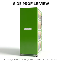 HAUMR Library Holds Locker RemoteLocker LibCabinet 24/7 Kiosco Inteligente para Préstamo de Libros con Detección RFID y Pantalla Táctil
