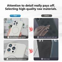 Coque de Téléphone Magnétique Souple en TPU Mat Best-Seller pour Samsung S25/S24/S23 Ultra A16 A26 A36, Matériau PC, Prix Usine