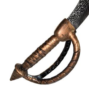 Exquisito ABS plástico Anime pirata espada Cosplay Halloween disfraz evento juguete arma espadas conjunto Color bronce Ligero y seguro - Product Image 6