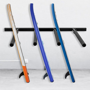 Support mural <span class=keywords><strong>vertical</strong></span> pour <span class=keywords><strong>planche</strong></span> à pagaie JH-Mech, 4 tiges, 31 pouces, confortable, avec structure en acier - Product Image 2