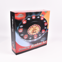 Roulette russe jeu à boire avec 16 verres à liqueur Roulette jeu à boire jeu de barre pour adulte tourner la roue jeu de fête