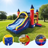 Mini château gonflable, maison de jeu gonflable pour enfants, trampoline gonflable pour jardin